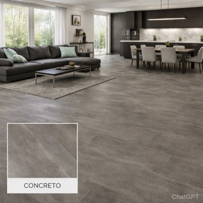 Piso Flotante Top Floor Concreto - Precio Caja 2 m2